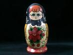 Russia Soviet Union Vintage Wooden Matryoshka Doll Statue -