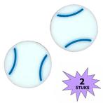 Fako Bijoux® - Tennisdemper - Tennisbal - Wit - 2 Stuks, Sport en Fitness, Verzenden, Nieuw