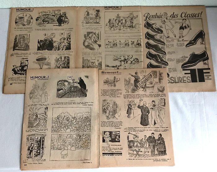 Tintin - 5 Petit Vingtième - 5 nummers - 2 nummers van, Boeken, Stripverhalen