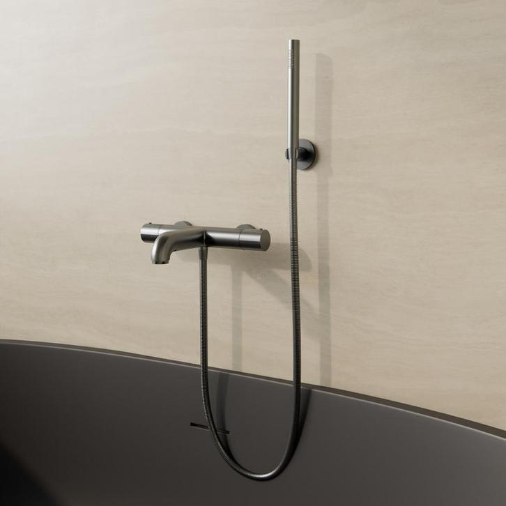 Bad/Douchekraan BWS Colorato Opbouw Thermostatisch Gunmetal, Doe-het-zelf en Bouw, Sanitair, Kraan, Nieuw, Ophalen of Verzenden