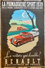 Anonymous - Rare Original Vintage Renault Cars Voiture, Antiek en Kunst, Kunst | Tekeningen en Fotografie