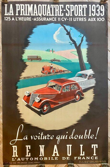 Anonymous - Rare Original Vintage Renault Cars Voiture, Antiek en Kunst, Kunst | Tekeningen en Fotografie