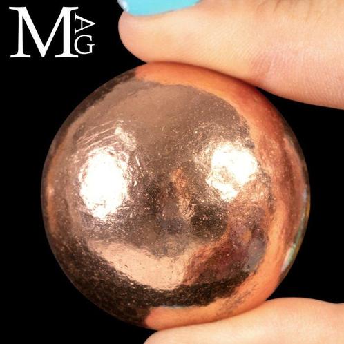 Natuurlijke koper Massieve bol in zuiver koper – een oud, Antiek en Kunst, Curiosa en Brocante