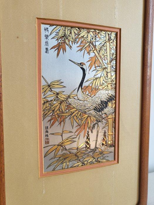 Zhang Shou-Cheng - “De Kraanvogel van de Stille Bamboe”, Antiek en Kunst, Curiosa en Brocante