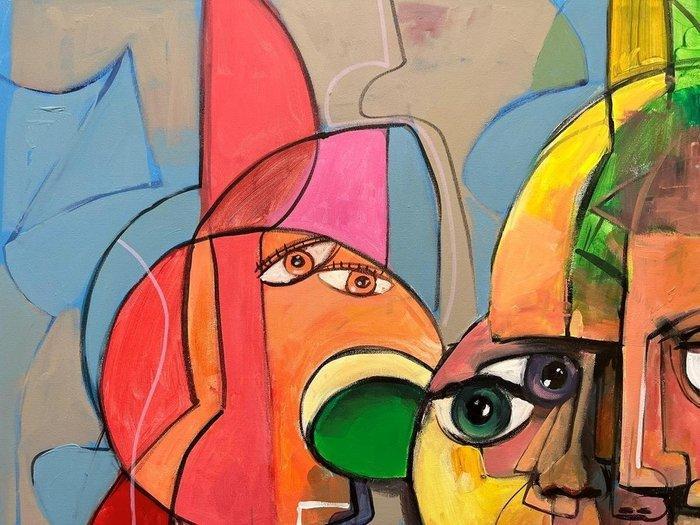 Andrzej Gudanski (1979) - Multi-person XXL, Antiek en Kunst, Kunst | Schilderijen | Modern