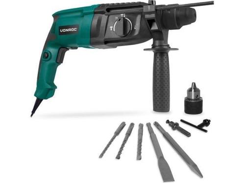 Veiling - VONROC Boorhamer 800W – 3 Joule – SDS plus –, Doe-het-zelf en Bouw, Gereedschap | Boormachines