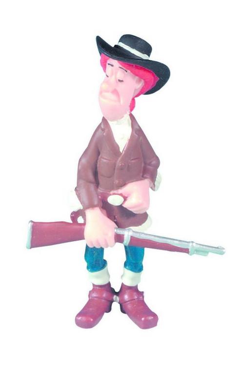Lucky Luke Figuur Calamity Jane 7 cm, Verzamelen, Stripfiguren, Ophalen of Verzenden
