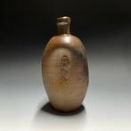 Vaas - Aardewerk - Japan - Bizen Ware / Set van 3 (Zonder