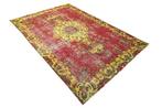 Rood geel vintage - Vloerkleed - 260 cm - 170 cm -  met de, Huis en Inrichting, Stoffering | Tapijten en Vloerkleden, Nieuw