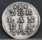 Nederland Zeeland. 2 Stuiver of dubbbele wapenstuiver 1733, Postzegels en Munten