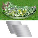 vidaXL Grasboorden 10 st 100x20 cm gegalvaniseerd staal, Tuin en Terras, Verzenden, Nieuw