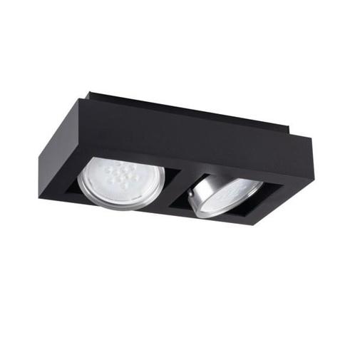 Kanlux - Moderne grote 2 x AR111 - ES111 plafondspot zwart, Maison & Meubles, Lampes | Plafonniers, Envoi