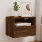 vidaXL Tv-wandmeubel 40x30x30 cm bewerkt hout bruin, Huis en Inrichting, Kasten |Televisiemeubels, Verzenden, Nieuw