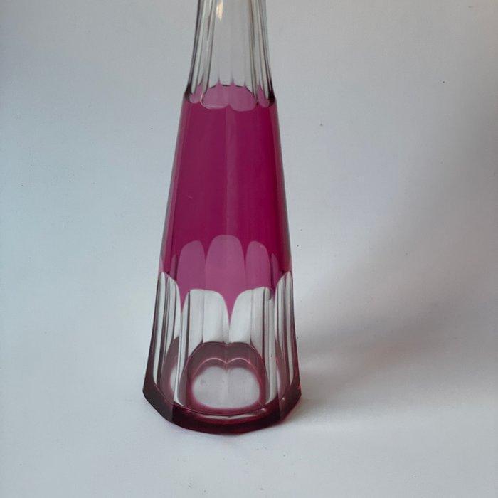 Baccarat - Karaf - cristal overlay rose - Kristal, Antiek en Kunst, Antiek | Glaswerk en Kristal