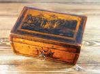 Beautiful Penwork Box c.1790 - Doos - Hout (Satijnhout), Antiek en Kunst, Antiek | Meubels | Stoelen en Sofa's