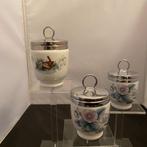 Royal Worcester - Eierhouder set (3) - Porselein, Verzilverd, Antiek en Kunst