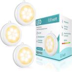 Tweedekans | Iqonic - 3 Pack Draadloze Ledlamp - Warm Wit -, Ophalen of Verzenden, Nieuw