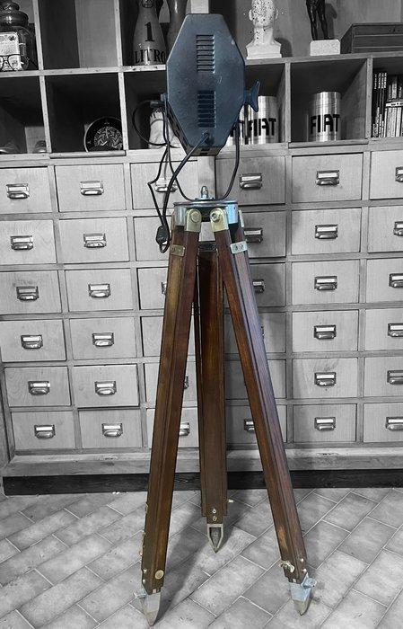 Staande lamp (2) - Hout, Messing, Staal, IJzer, Glas - Een, Antiek en Kunst, Antiek | Wandborden en Tegels