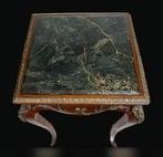 Bijzettafel - Gambe Alte - Napoleone III - Marmo Verde delle, Antiek en Kunst