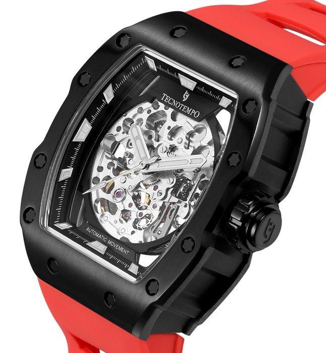 Tecnotempo - Automatic - Skeleton - - TT.SK.RB - Heren -, Handtassen en Accessoires, Horloges | Heren