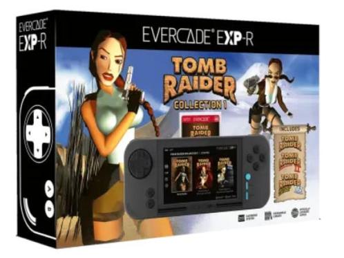 Veiling - Blaze Evercade EXP-R + Tomb Raider Collection 1, Games en Spelcomputers, Spelcomputers | Overige, Gebruikt