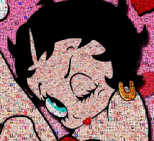 David Law (1967) - Crypto Betty Boop VI, Antiek en Kunst, Kunst | Schilderijen | Modern