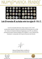 Romeinse Rijk Lote 20 monedas Æ acuñadas entre los siglos