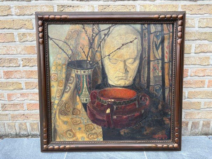Geo Bontinck (1903-1999) - Stilleven met Art Deco, Antiek en Kunst, Kunst | Schilderijen | Klassiek