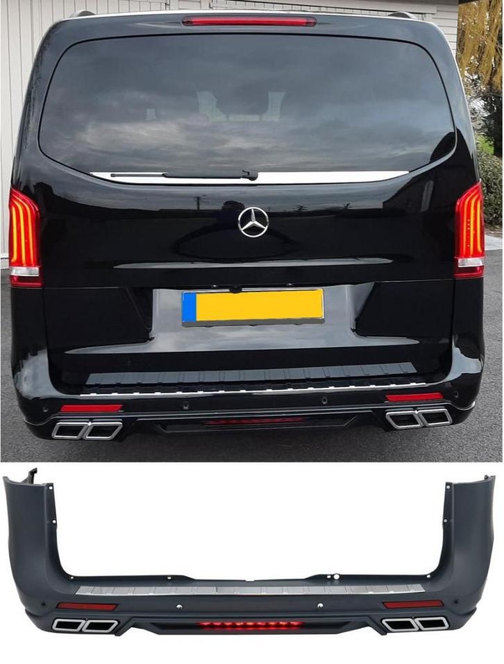 Achterbumper | Mercedes-Benz | V-klasse 2014-2021 5d bus W44, Auto-onderdelen, Carrosserie, Nieuw, Mercedes-Benz, Verzenden