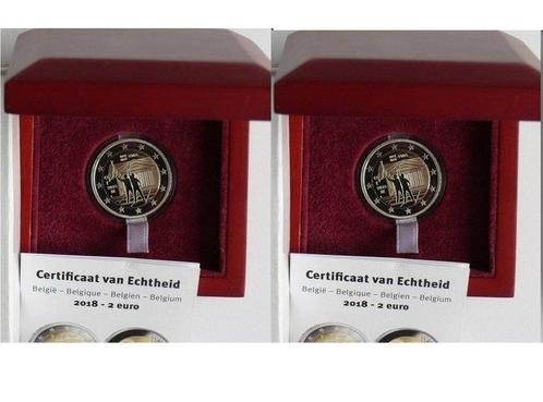 België. 2 Euro 2019 May 68 (2 coins) Proof  (Zonder, Postzegels en Munten, Munten | Europa | Euromunten