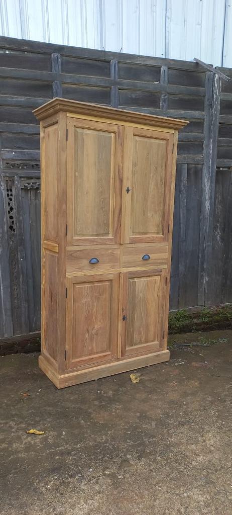 broodkast PANLA, Huis en Inrichting, Kasten | Wandmeubels, 25 tot 50 cm, Met lade(s), Met deur(en), Met plank(en), Nieuw, Teakhout