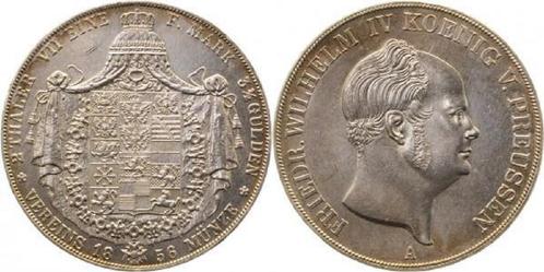 Thaler Preussen Pruisen D 1856, Postzegels en Munten, Munten | Europa | Niet-Euromunten, België, Verzenden