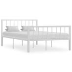 vidaXL Bedframe metaal wit 120x200 cm, Huis en Inrichting, Slaapkamer | Bedden, Verzenden, Nieuw