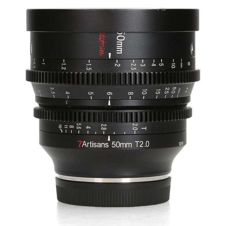 7Artisans 50mm T2.0 Spectrum - Sony FE, Audio, Tv en Foto, Foto | Lenzen en Objectieven, Zo goed als nieuw, Ophalen of Verzenden