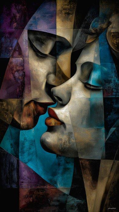 Giancarlo Colombo - GCD Art - Soulmates 2.0 #61, Antiek en Kunst, Kunst | Designobjecten