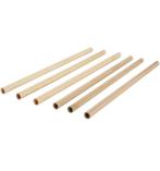 100 Bamboe Rietjes Papieren, Verzenden, Nieuw