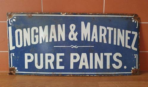 Longman & Martinez Original Vintage Enamel Rare! - Emaille, Antiquités & Art, Antiquités | Assiettes décoratives & Carrelages