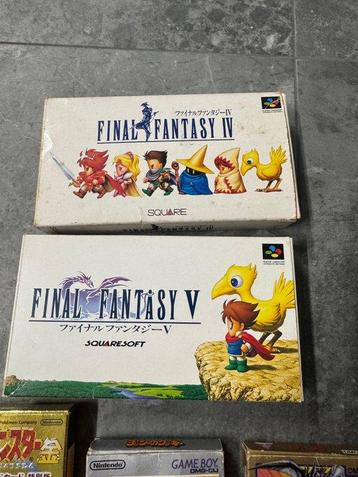 Nintendo - Super Famicom (Japanese SNES) - GameBoy - lot -, Games en Spelcomputers, Nieuw