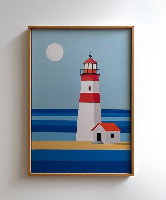 Nelson F. León - Horizonte a Rayas XL, Antiquités & Art, Art | Peinture | Moderne