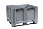 Palletbox kunststof gesloten 120x100x78cm nieuw Grijs, Doe-het-zelf en Bouw, Overige Doe-Het-Zelf en Bouw, Ophalen of Verzenden