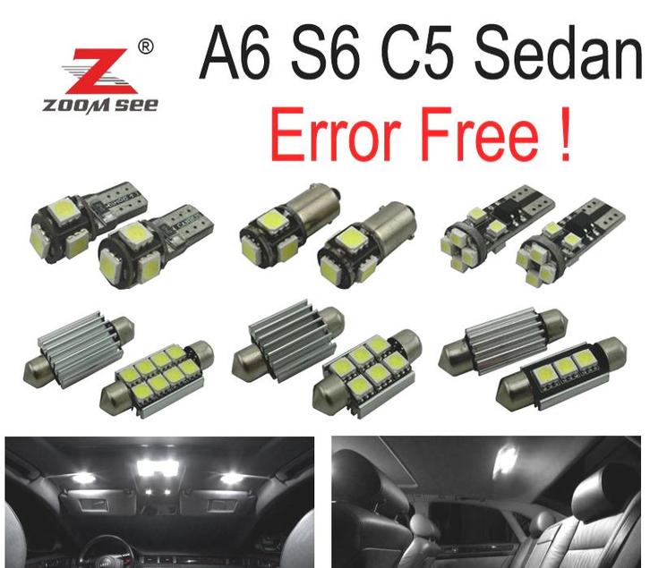 Kit 24 Ampoules Led Intérieur Pour Audi A6 S6 C5 Berline 98-, Autos : Pièces & Accessoires, Éclairage, Envoi