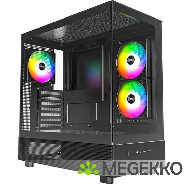 Montech XR Midi Tower Zwart, Informatique & Logiciels, Boîtiers d'ordinateurs, Envoi