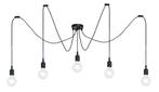 Hanglamp Lucide FIX MULTIPLE -  - 5xE27 - Zwart -, Huis en Inrichting, Lampen | Hanglampen, Nieuw, Verzenden