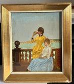 Europese school (XX) - Dames genietend van het uitzicht