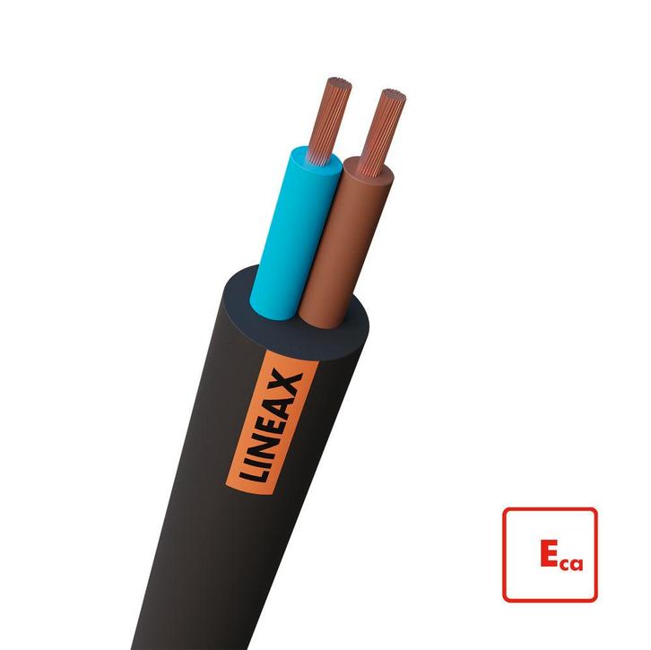 Nexans Lineax H07RN-F Industriële Flexibele Kabel 2x2.5mm -, Doe-het-zelf en Bouw, Elektriciteit en Kabels, Verzenden
