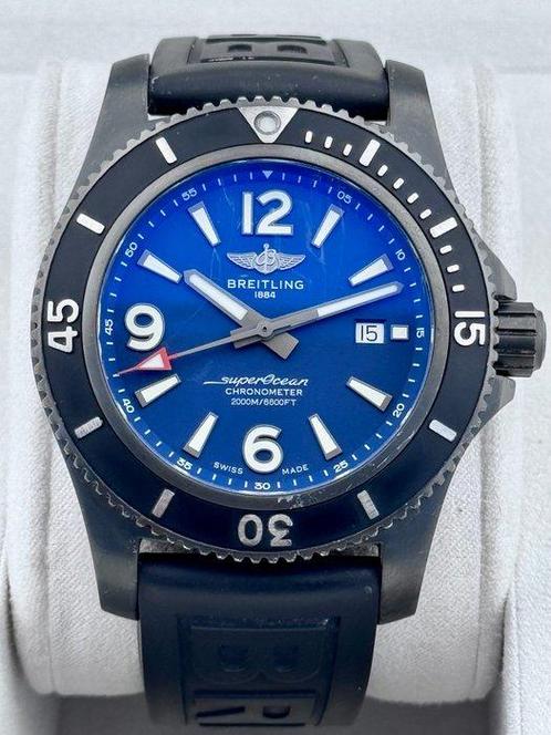 Breitling - Superocean Automatic Blue - Zonder Minimumprijs, Handtassen en Accessoires, Horloges | Heren