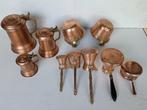 Themacollectie - Set keukengerei van koper, Antiek en Kunst