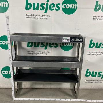 Aluca aluminium bedrijfswageninrichting gebruikt (nr 2436), Verzenden