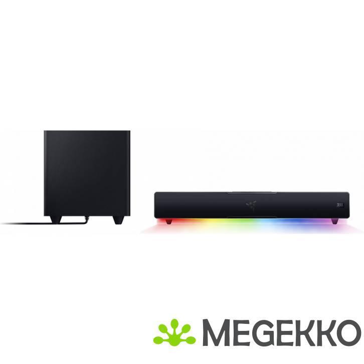 Razer Leviathan V2 Zwart 65W Soundbar en Subwoofer, Computers en Software, Overige Computers en Software, Nieuw, Verzenden