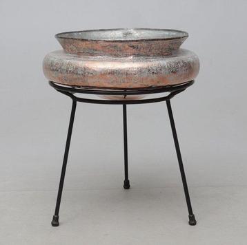 Récipient - Bassine en cuivre Qajar (Badiyeh) – finement